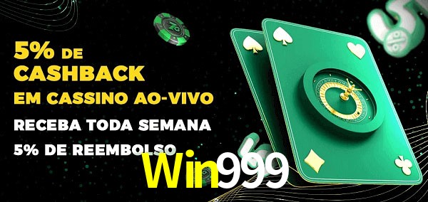 Promoções do cassino ao Vivo Win999